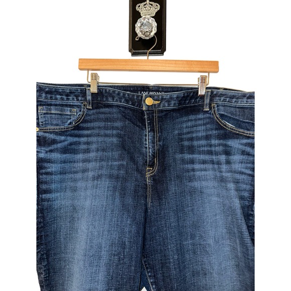 Lane Bryant Blue Wide Leg Pants - Picture 2 of 5